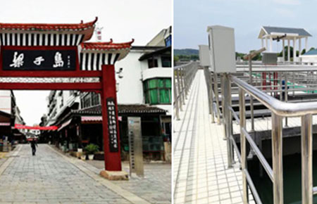 聯測儀表為梁子島污水處理處理“插上翅膀”